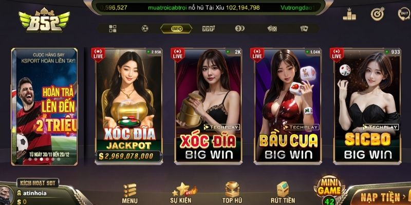 Giới thiệu thông tin về sảnh live hấp dẫn